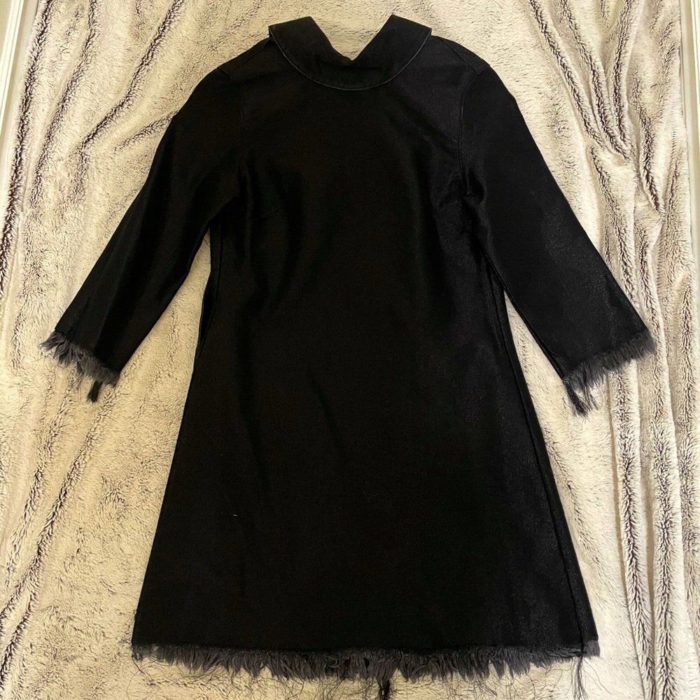 NWOT gorgeous Marques Almeida frayed edge denim dress